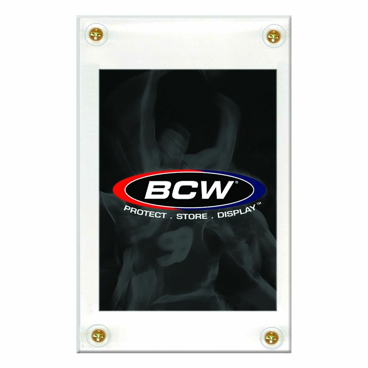 BCW 4-Screw Screwdown Trading Card Holder Non-Recessed For Regular Size Cards
