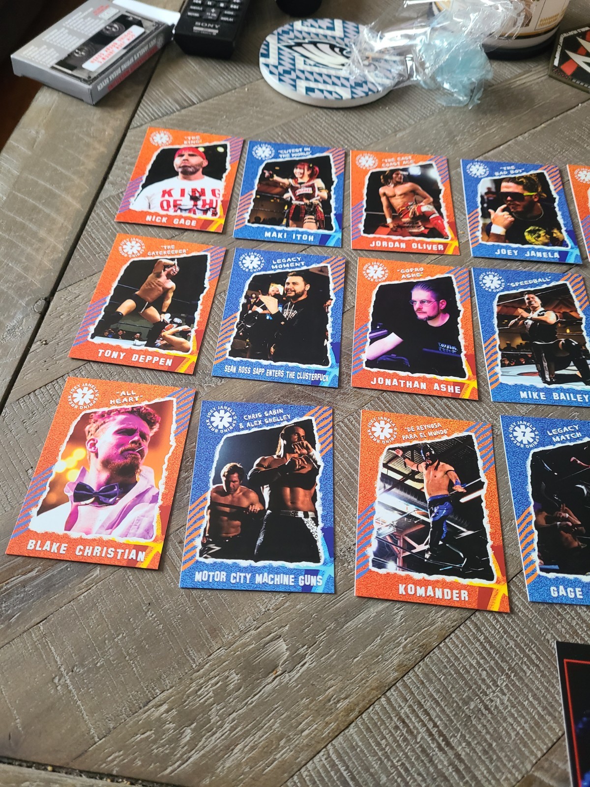 Game Changer Wrestling Joey Janela’s Spring Break 7 Card Set GCW Briscoes ITOH