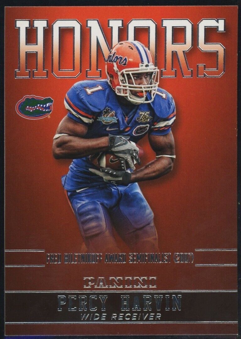 2015 Panini Collegiate Florida Percy Harvin Honors Insert Gators