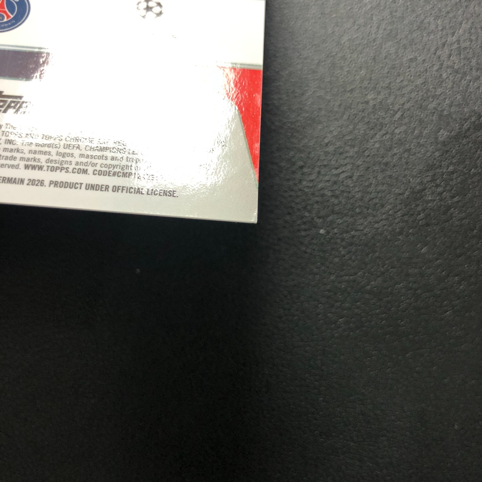 2025-26 Topps Chrome UEFA Quentin Ndjantou RC Green Lava /99 PSG