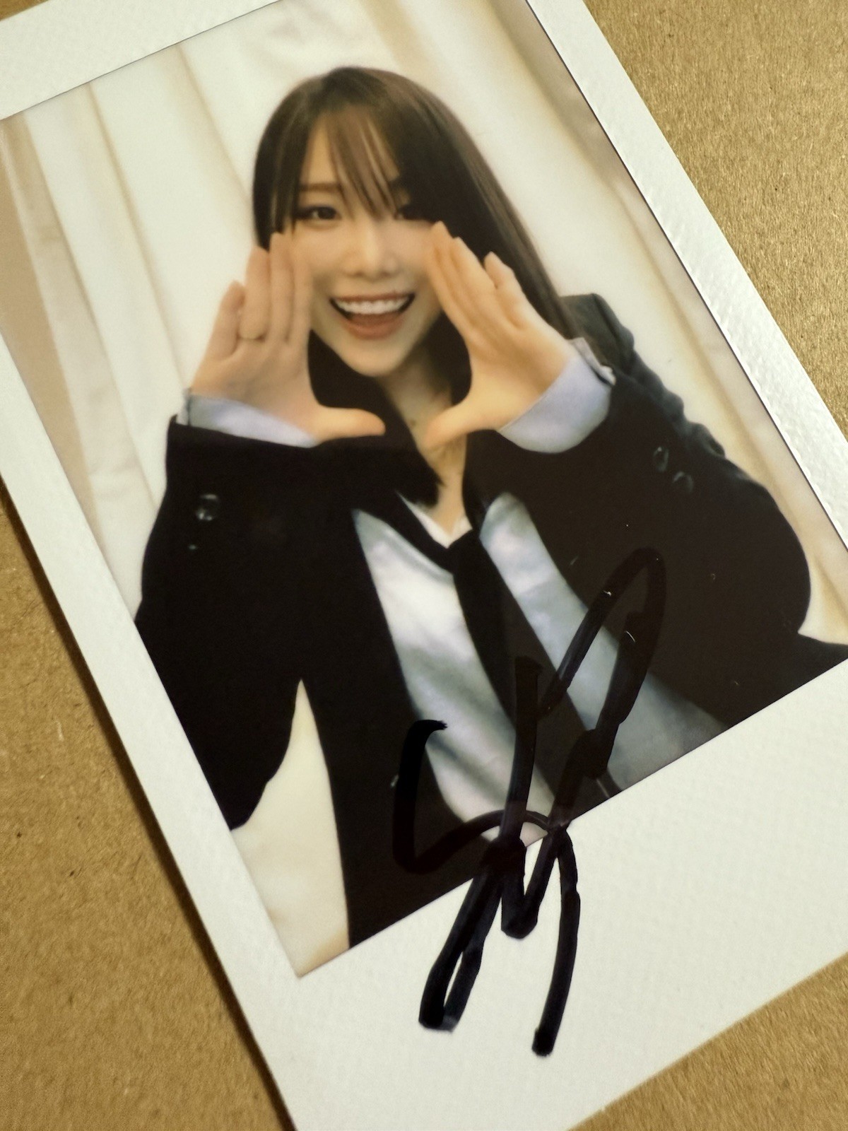 KAIRI Hojo Sane Autograph Cheki mini 54 x 86mm 1/1 Instax STARDOM WWE
