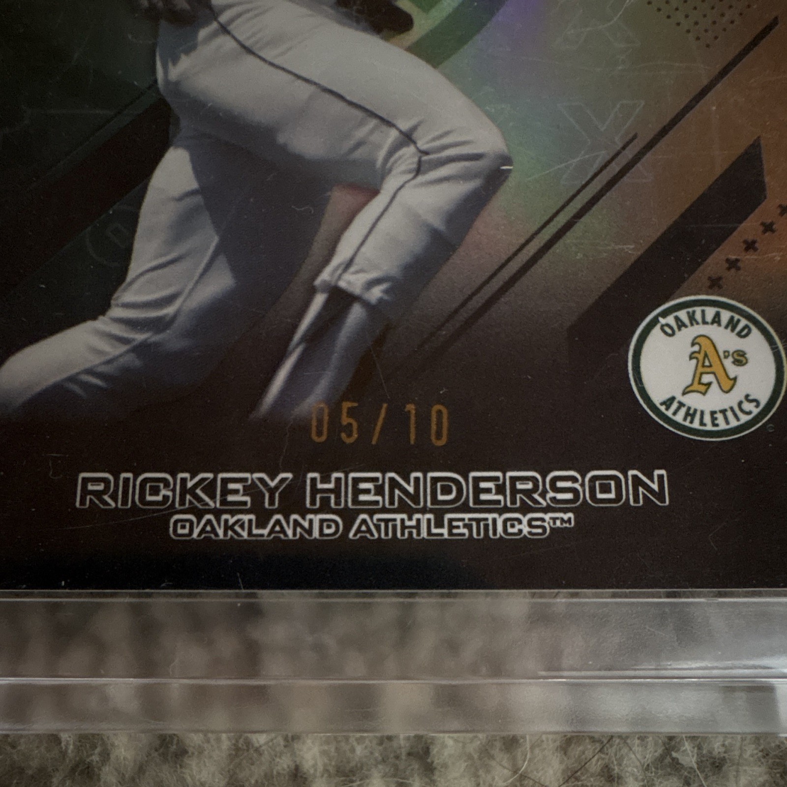 2026 Topps 130 Black Foil Rickey Henderson “Crooked Numbers” CN-2 #/10
