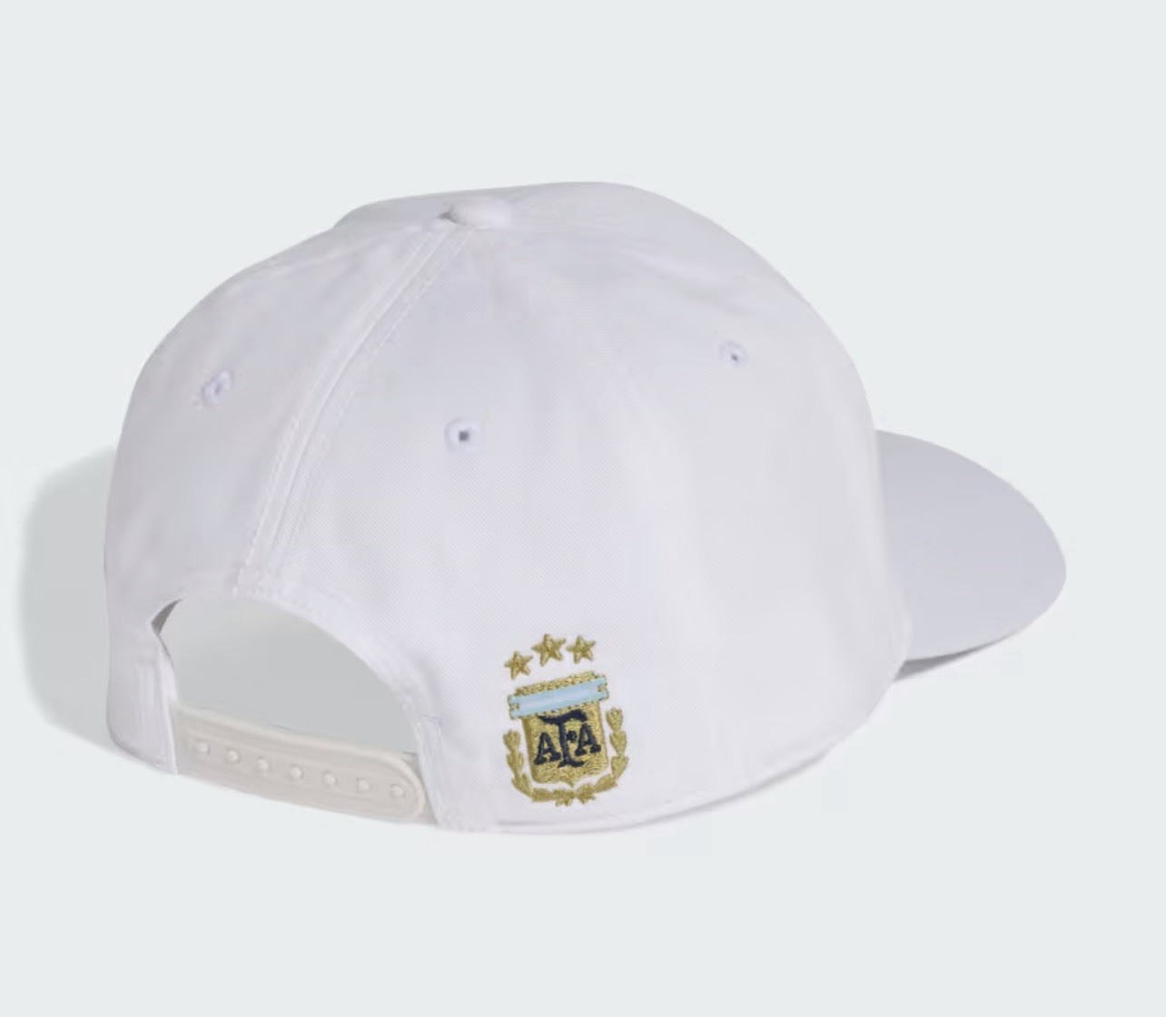 Adidas Argentina Football Men’s SnapBack Hat AFA Soccer White One Size New