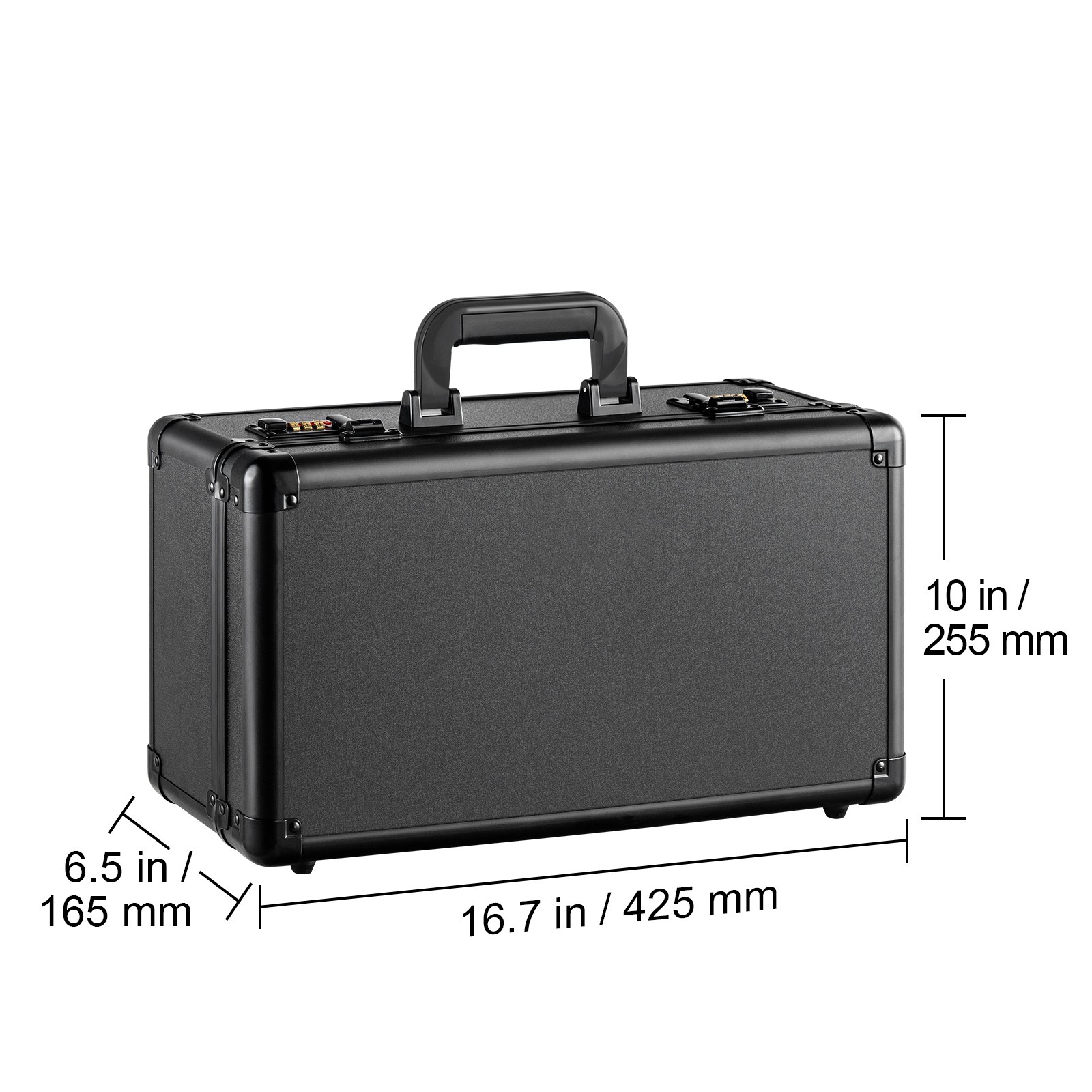 VEVOR 108 PSA Graded Card Storage Box 4 Slots Sports Card Holder Case Coded Lock