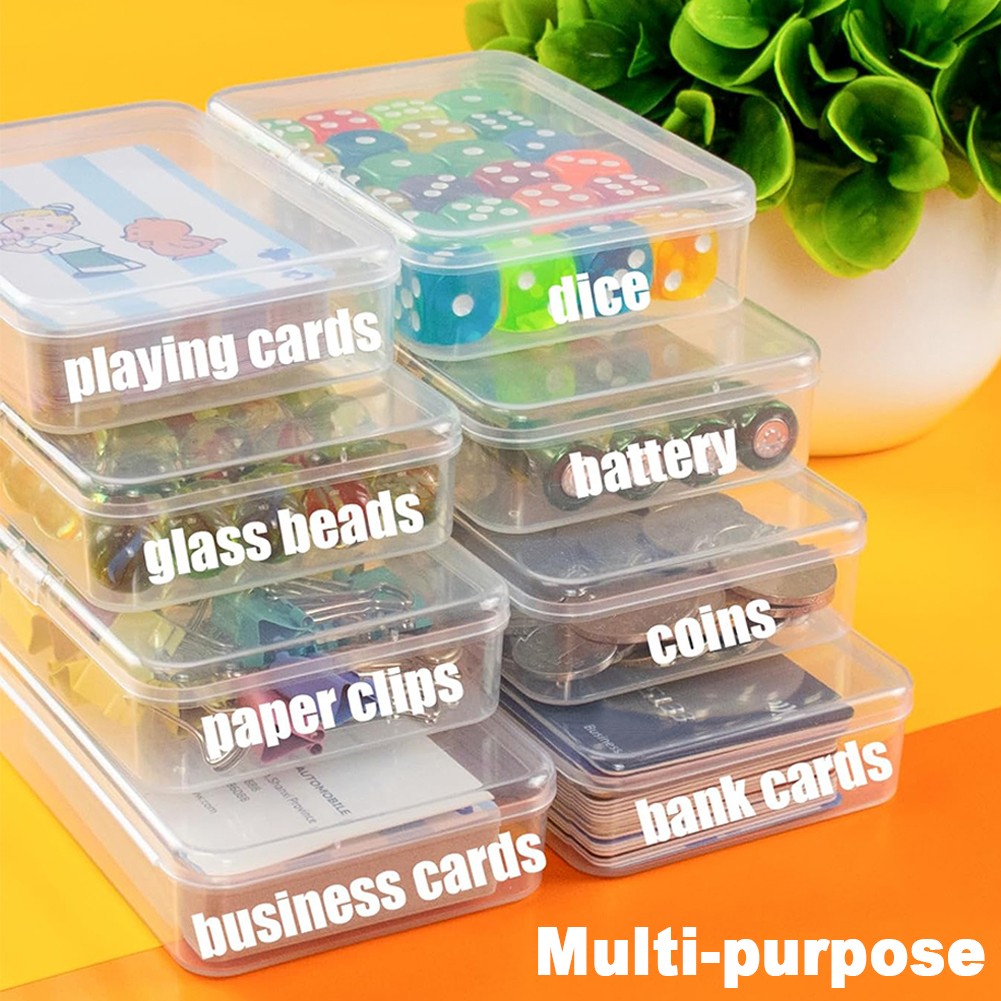 Trading Card Storage Box PVC Baseball Card Storage Holds 900+ Loose Cards