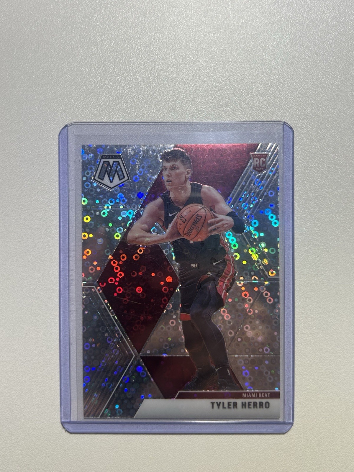 2019-20 Panini Mosaic #223 Tyler Herro Fast Break Disco