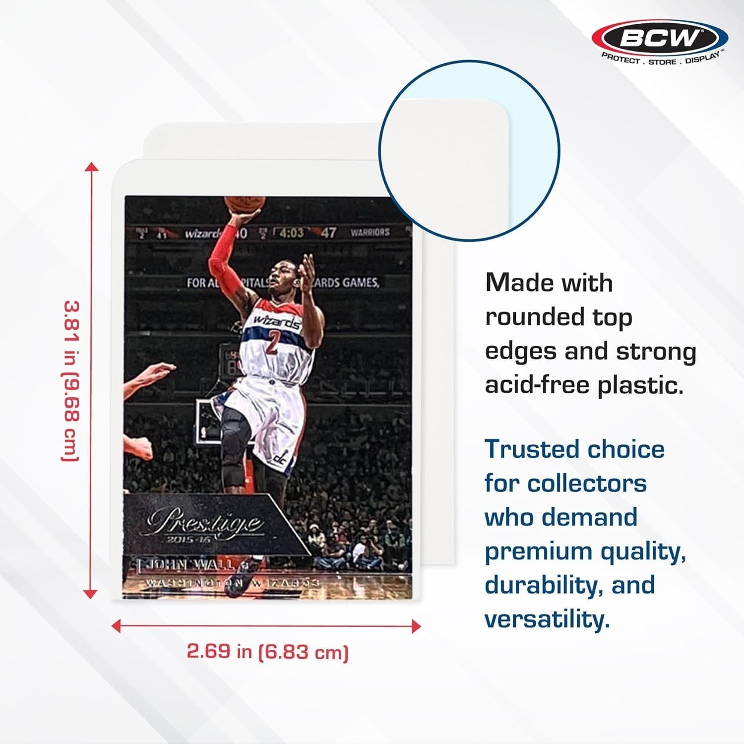 50 (5 Packs of 10) BCW Trading Card Dividers – Standard, Brand New (1-TCD)