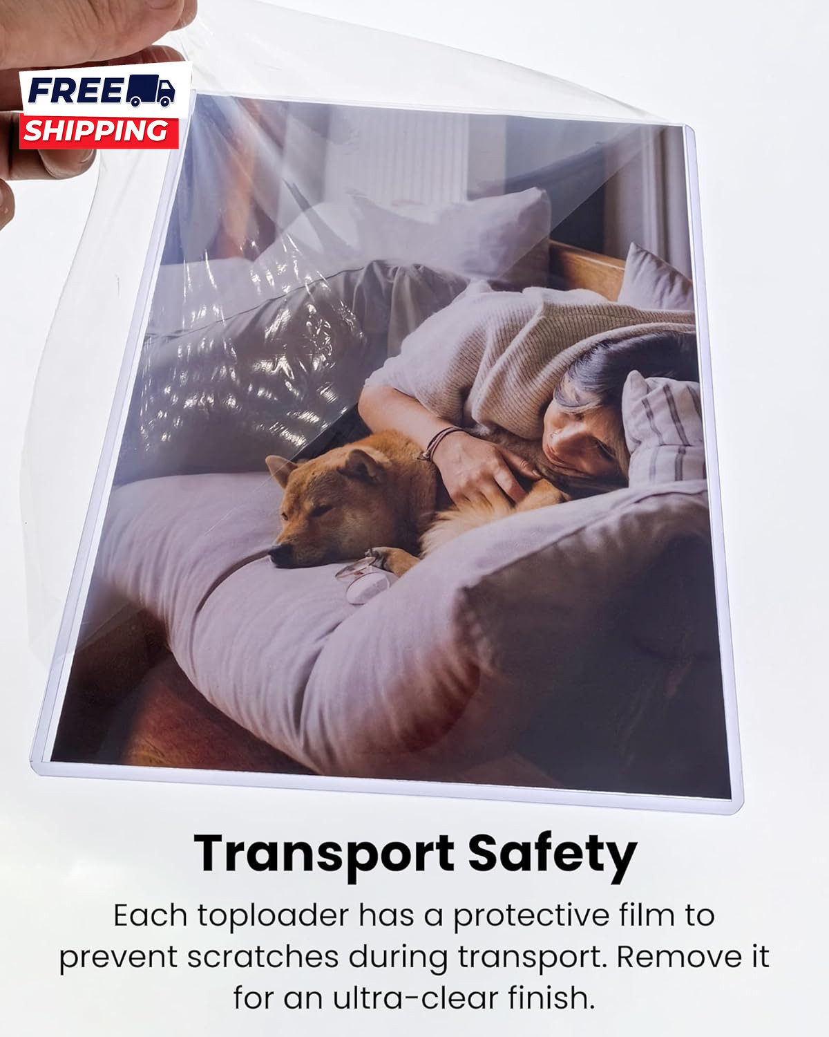 8.5 X 11 Hard Plastic Sheet Protectors Rigid Clear Toploaders for Documents