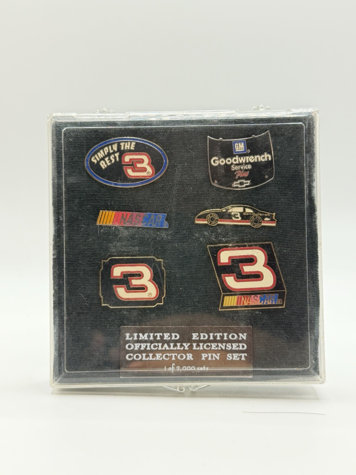 Dale Earnhardt Sr #3 NASCAR Limited Edition Collectible Pin Set 1 Of 2000 Sets