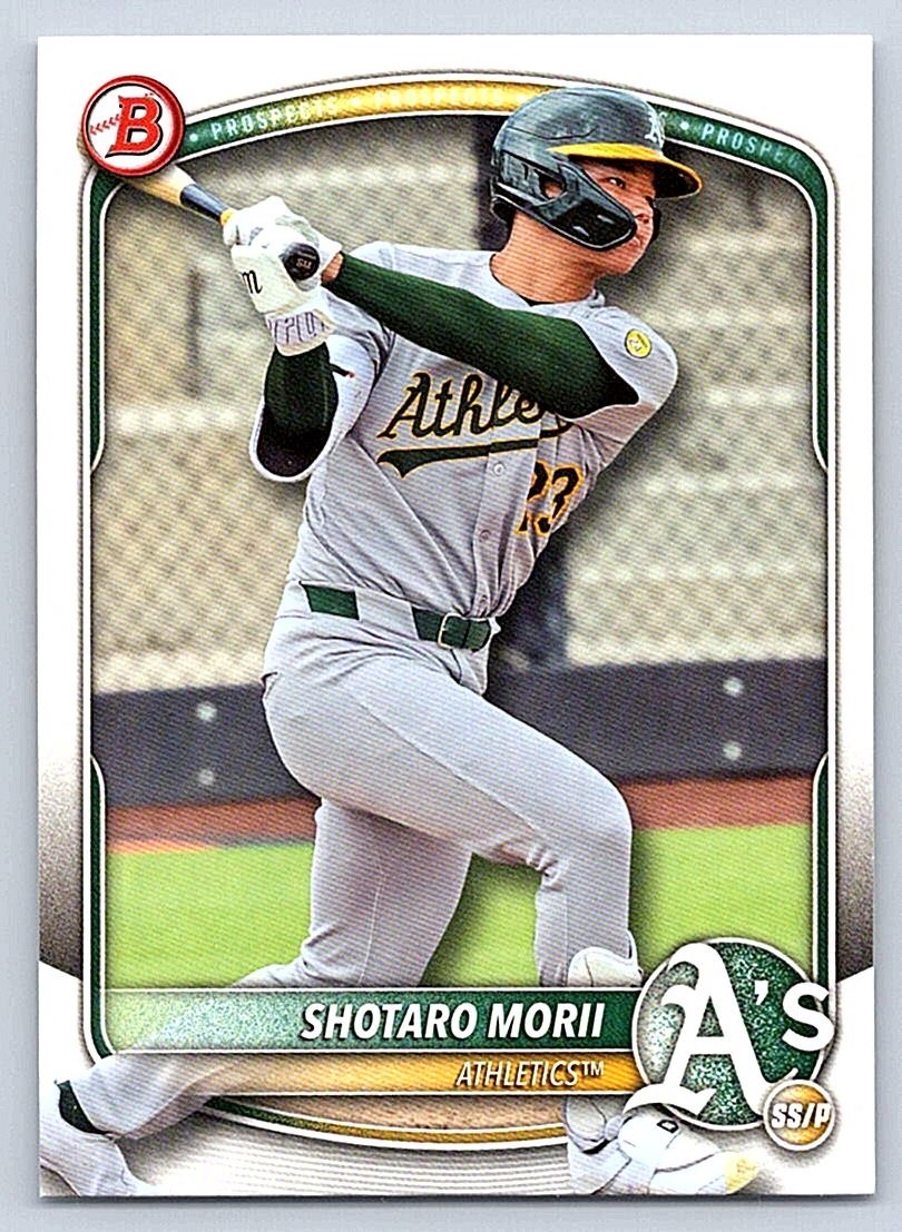 SHOTARI MORII A’s 2025 BOWMAN DRAFT #BD-174