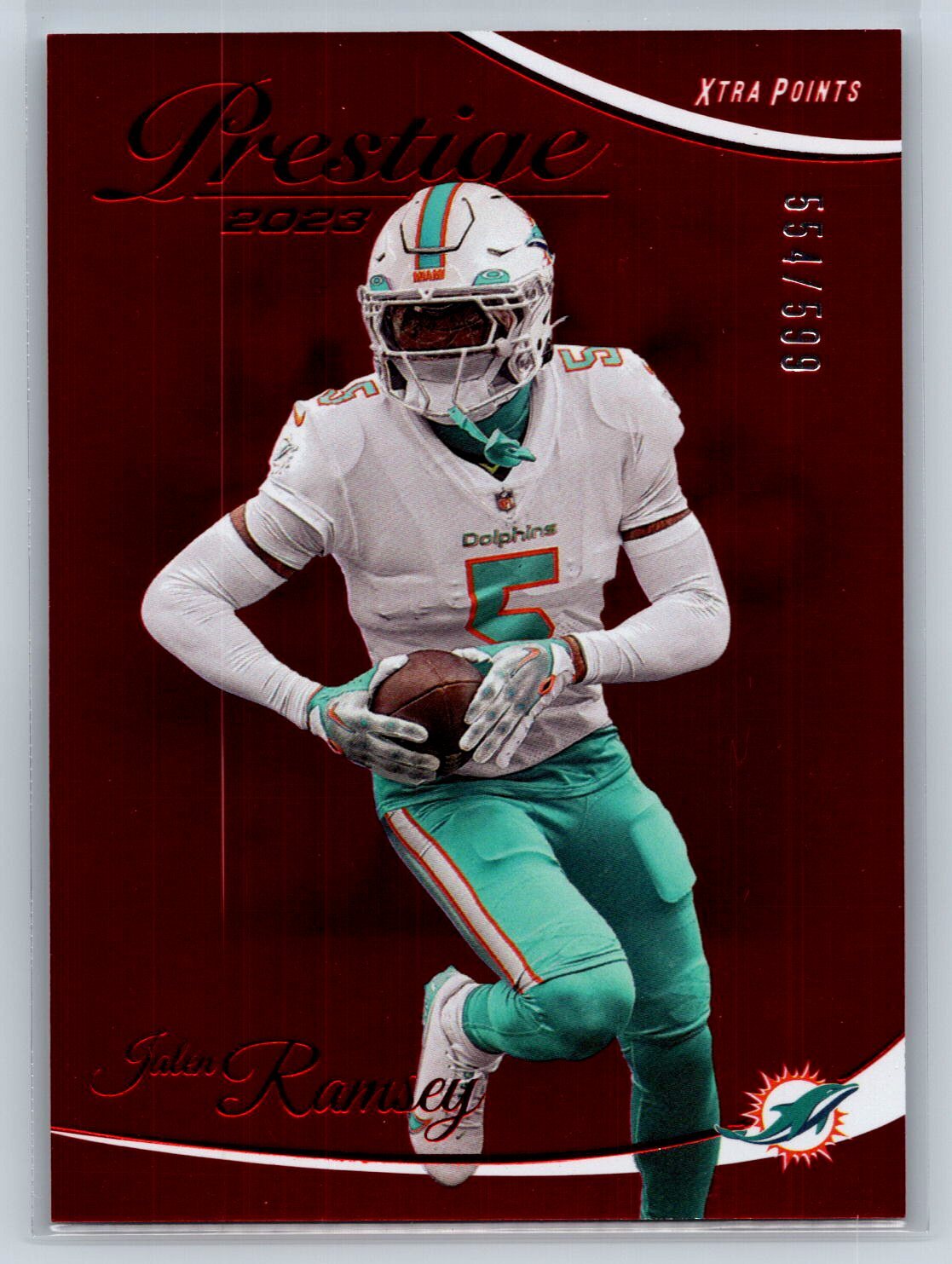 2023 Panini Prestige Jalen Ramsey #180 Xtra Points Red SN/599