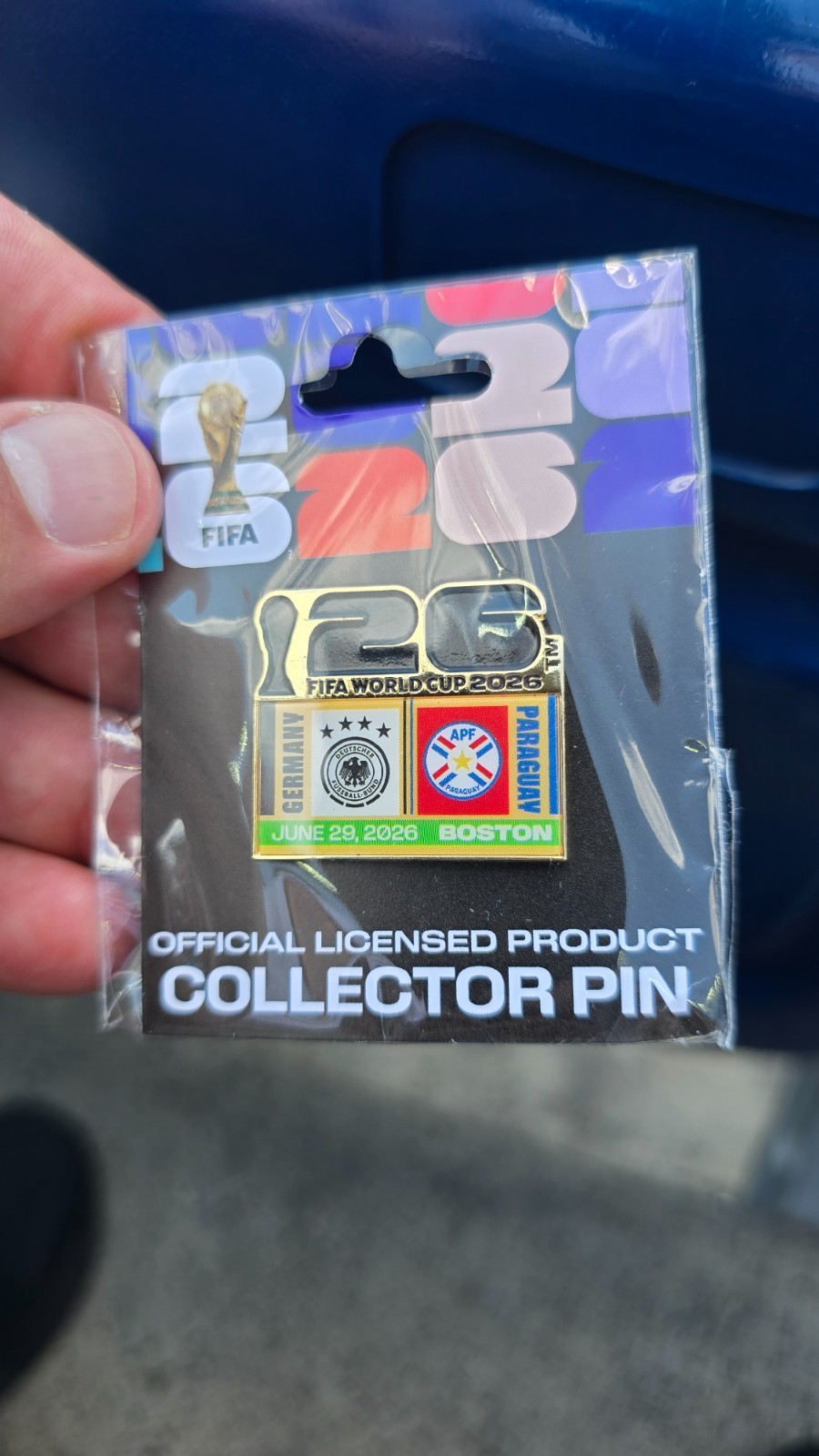 Paraguay Germany FIFA World Cup Lapel Match Pin ONLY Sold In Stadium on 6/29/26