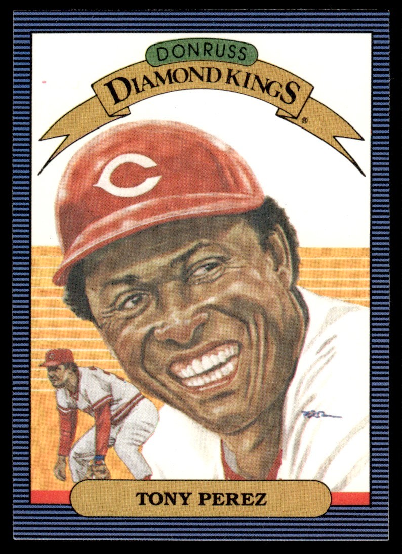 1986 Donruss Diamond Kings Tony Perez #15