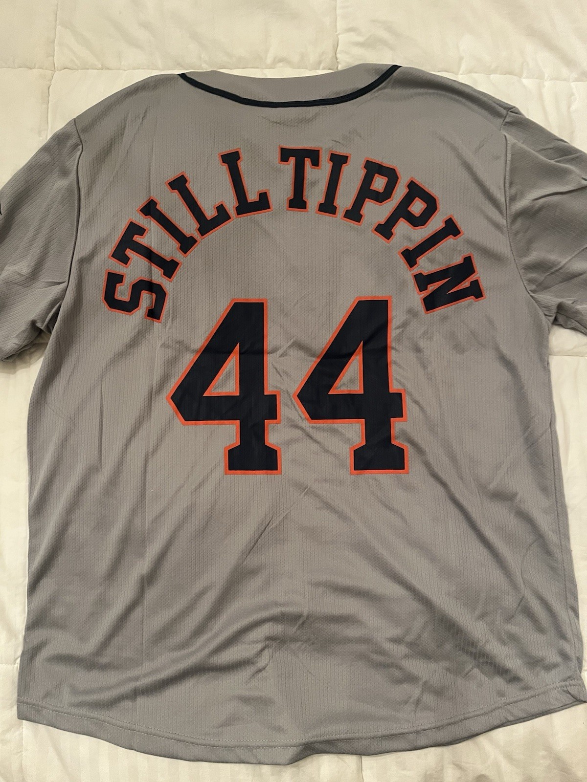 Yordan Alvarez Houston Astros Road Grey Still Tippin’ Jersey XL 7/11/25 SGA