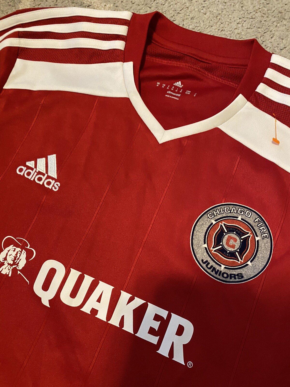 Chicago Fire Medium Adidas Soccer M Fast Shipping USA Soccer Jersey USMNT Home