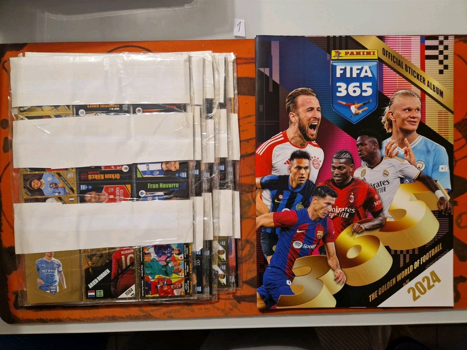 2024 Panini FIFA 365 Sticker Collection COMPLETE SET+EMPTY ALBUM 526 Stickers