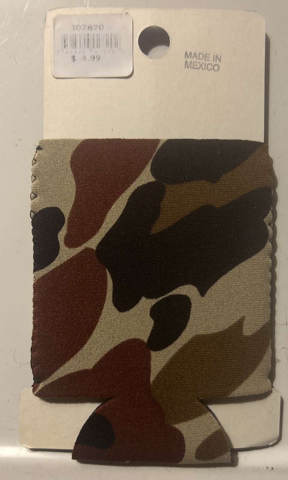 Washington Redskins Can Koozie Holder Collapsible Camouflaged Free Ship NEW