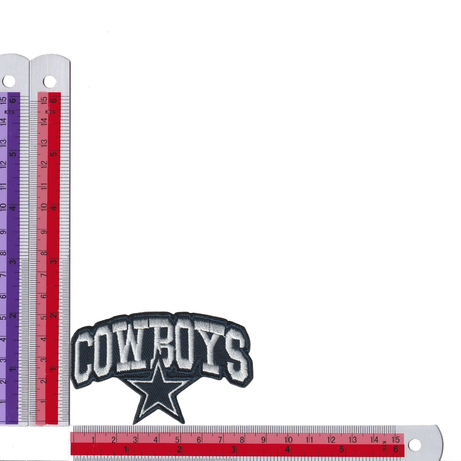 10 pcs Texas Dallas Cowboys Football Logo Size 3.3 in x 2.0 in Sew Iron On Patch