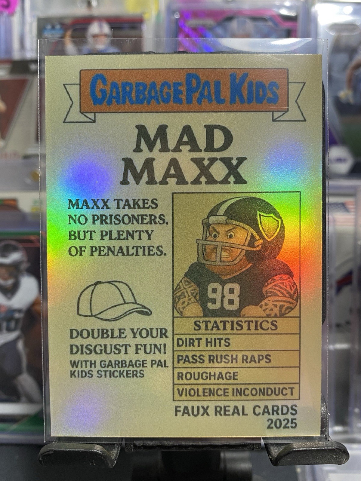 2025 Faux Real Customs (FRC) Garbage Pail Pal Kids Mad Maxx Crosby Silver Custom