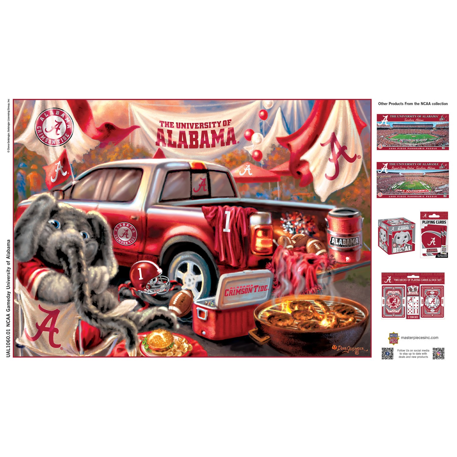 MasterPieces – Alabama Crimson Tide – NCAA Gameday 1000 Piece Jigsaw Puzzle