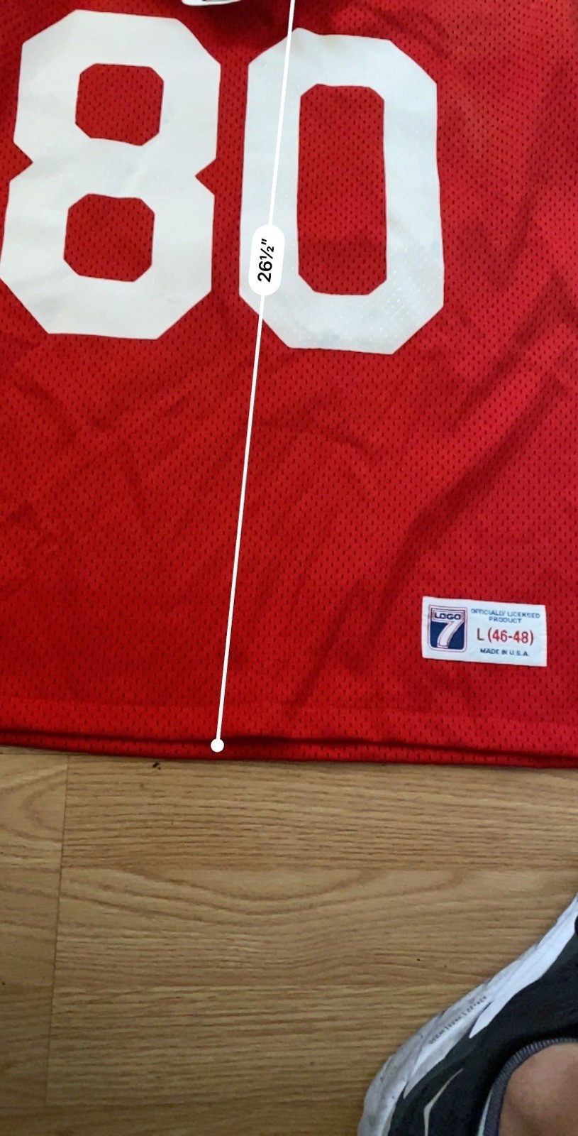 Vtg Logo 7 Irving Fryar NEW ENGLAND PATRIOTS #80 NFL Team Deadstock Sz L