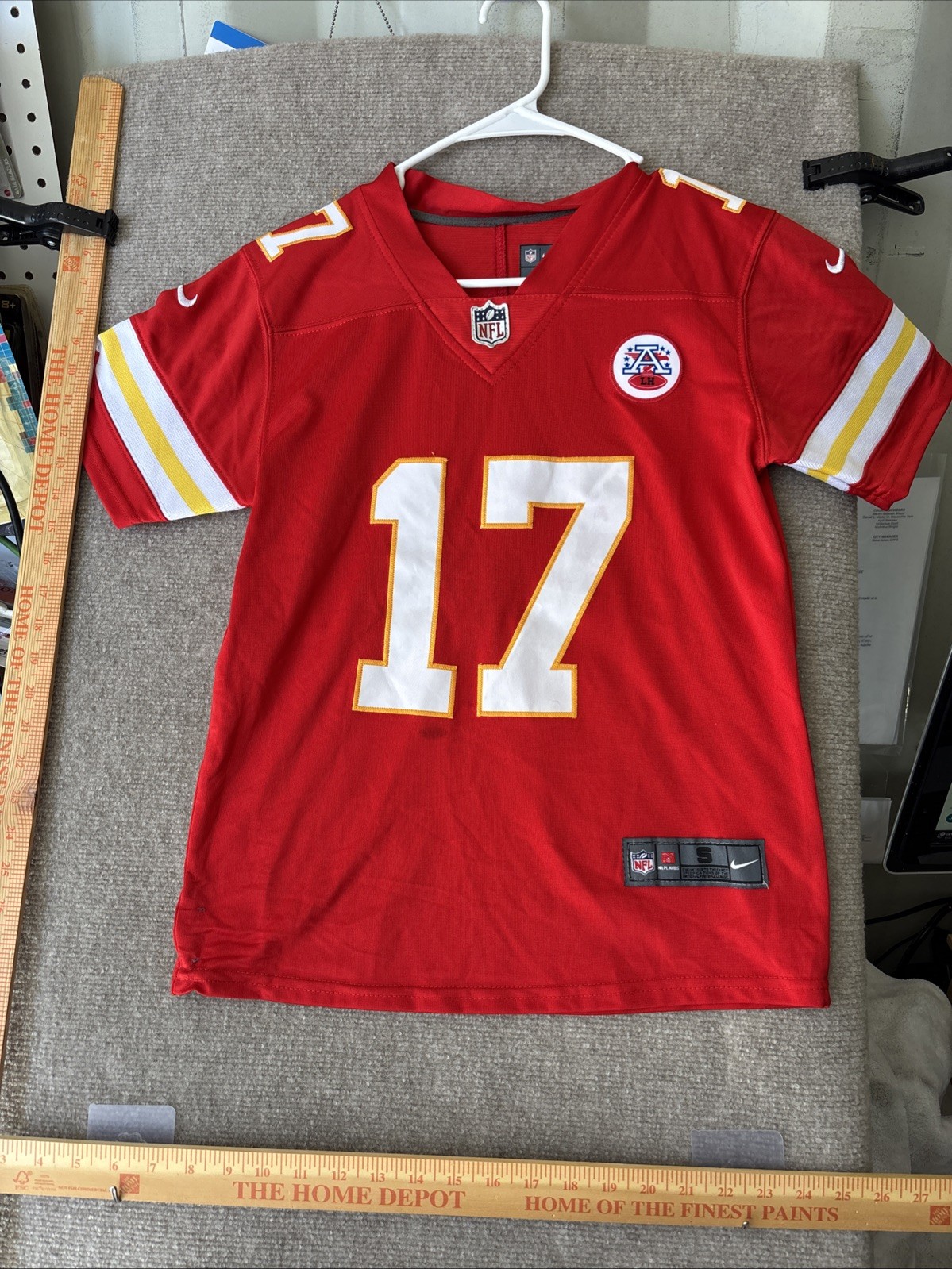 Nike Kansas City Chiefs Mecole Hardman Jr Red Jersey Size Men’s Small STITCHED