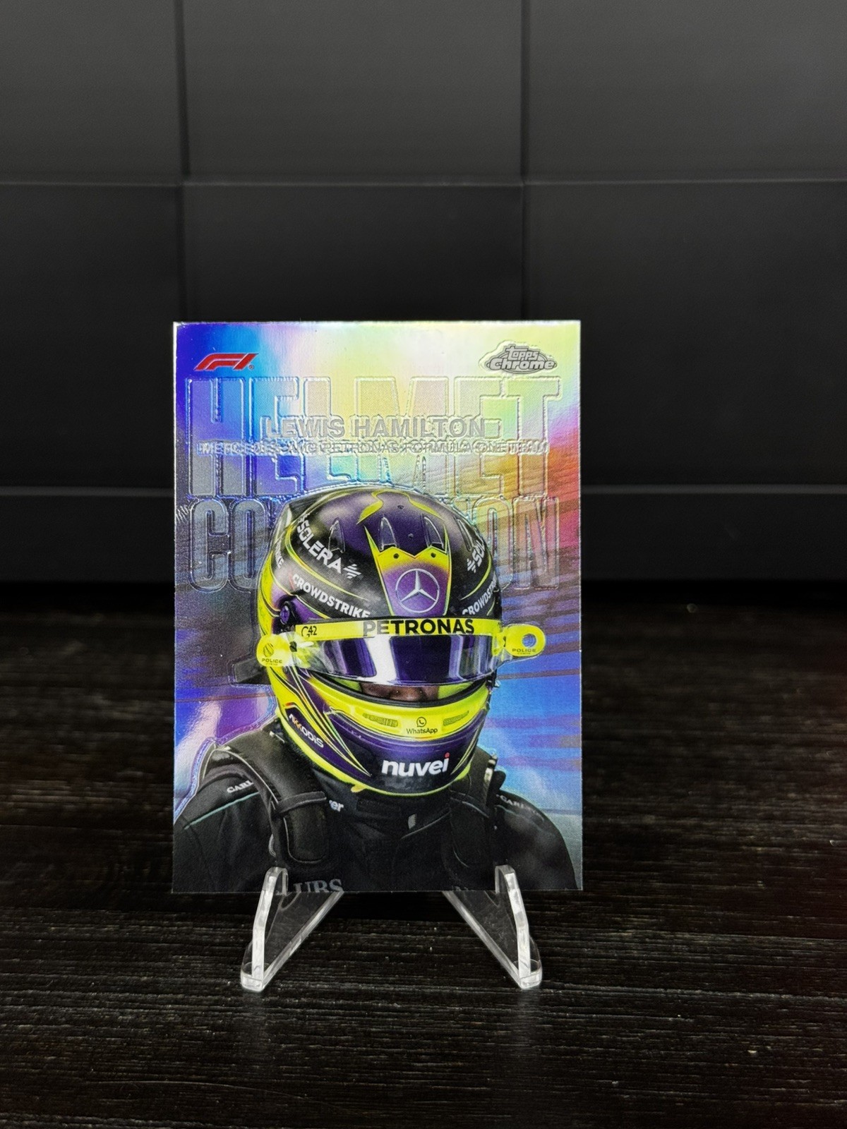 2024 Topps Chrome Formula 1 – Helmet Collection Lewis Hamilton #HC-6