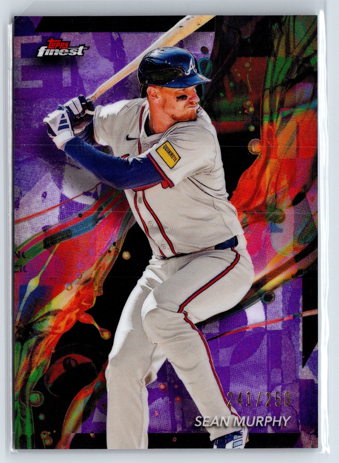 2024 Topps Finest – Common Sean Murphy #22 Purple Refractor /250