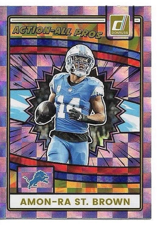 2025 Panini Donruss – Action All-Pros Amon-Ra St. Brown #AAP-AST