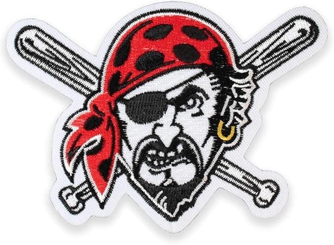 Pittsburgh Pirates Embroidered Iron on Patch 4.5″x3″