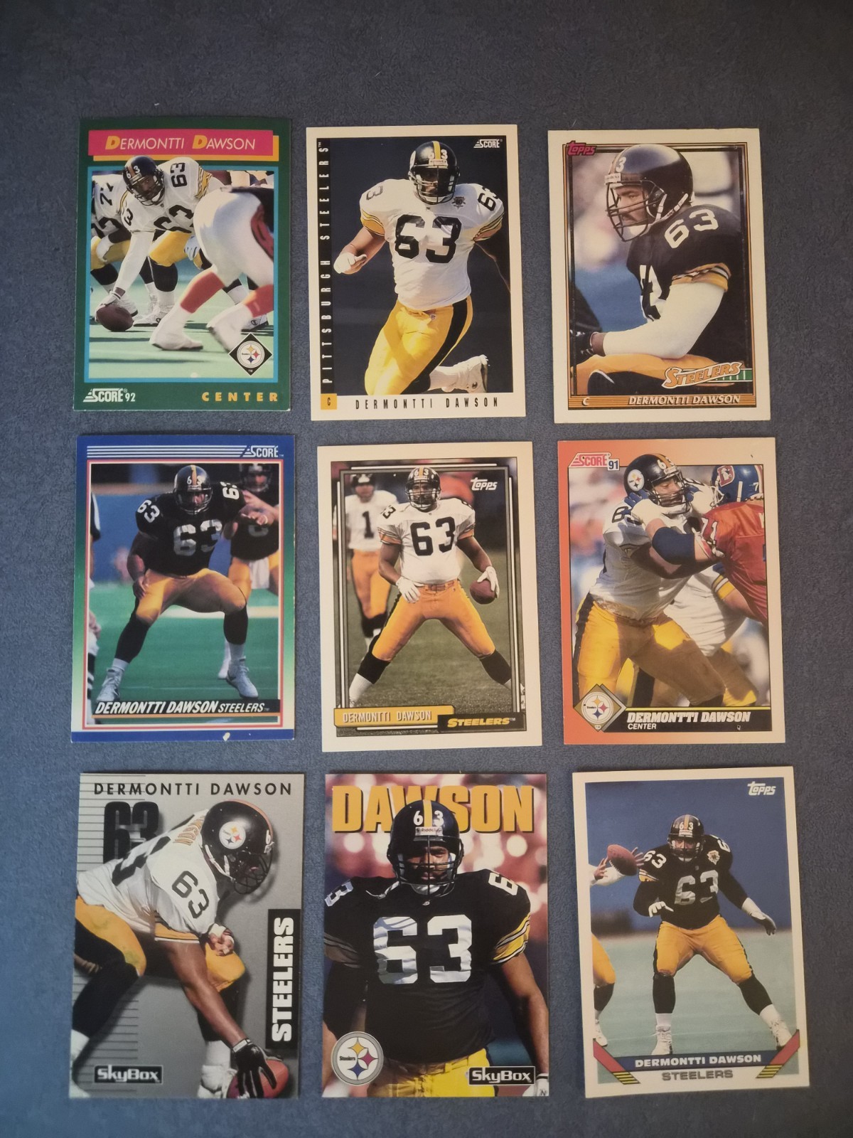 1990s Pittsburgh Steelers 110-Card Lot Rod Woodson Louis Lipps Blitzburgh Era