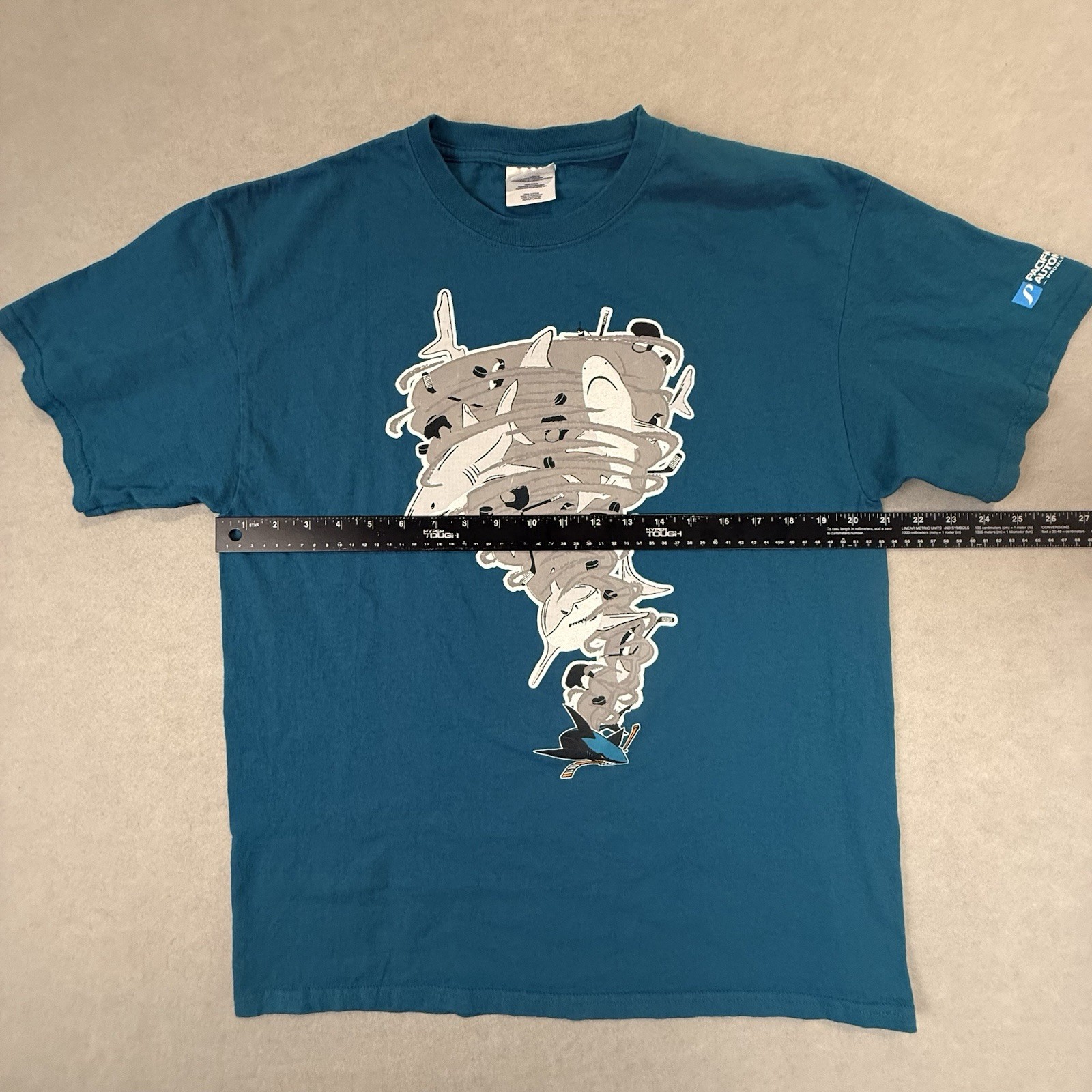 San Jose Sharks Sharknado 2016 Stanley Cup Finals Promo T Shirt Mens Large