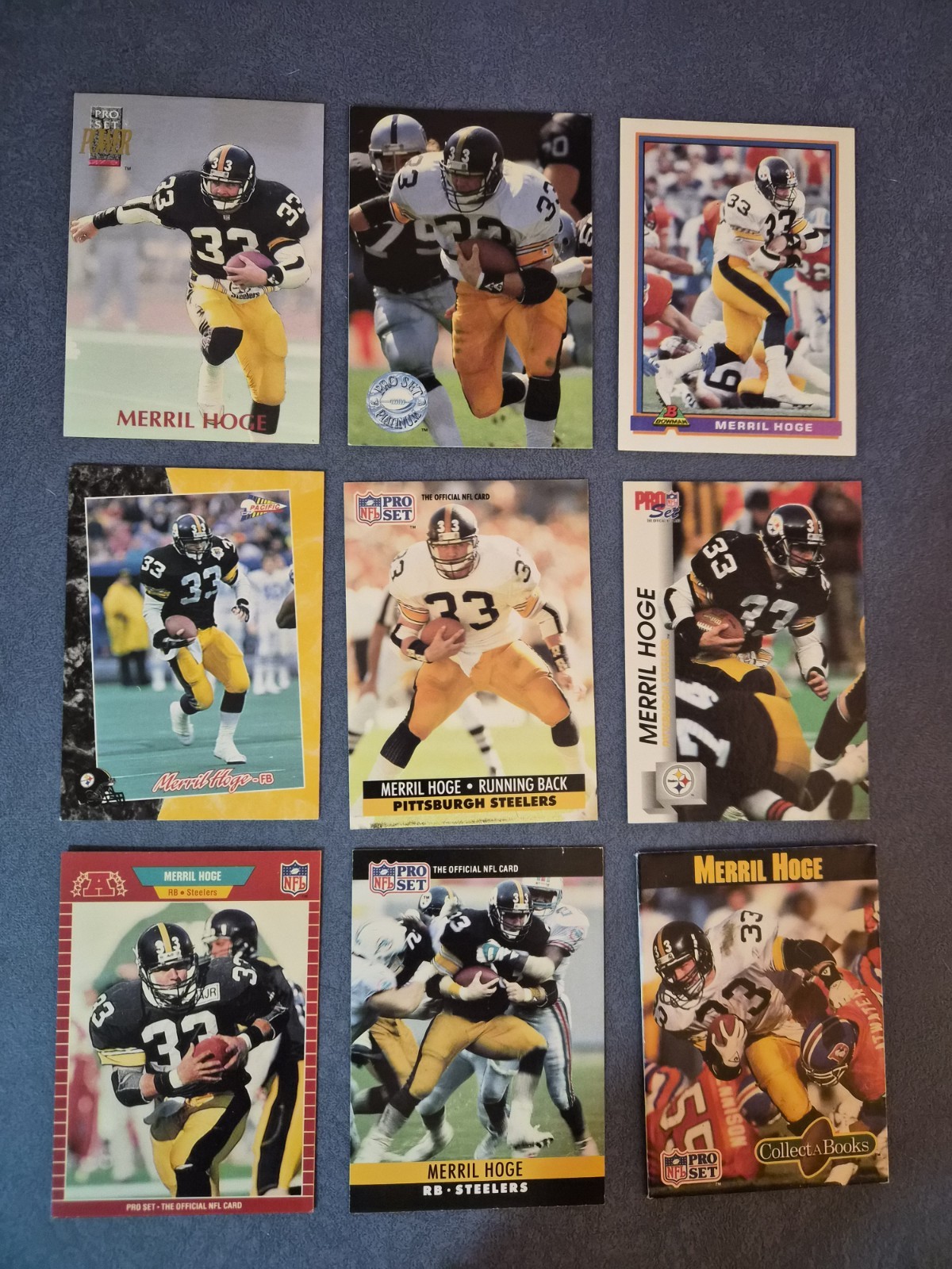 1990s Pittsburgh Steelers 110-Card Lot Rod Woodson Louis Lipps Blitzburgh Era
