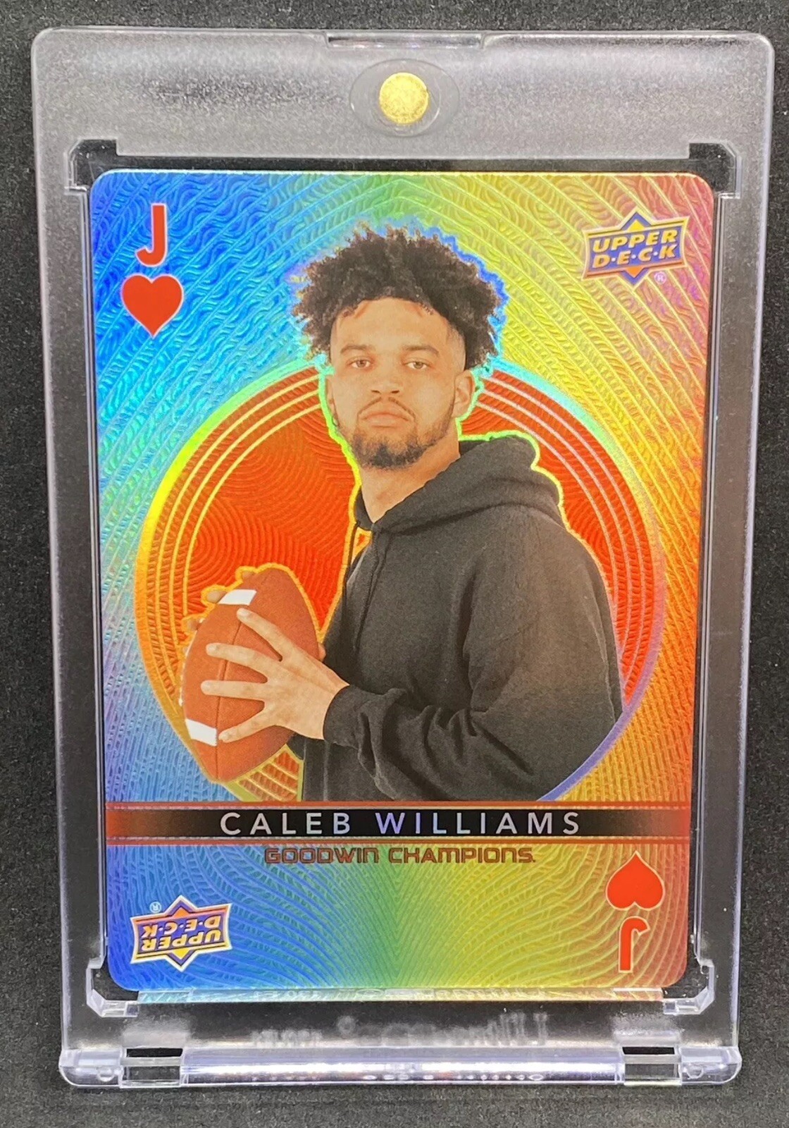 2024 CALEB WILLIAMS RAINBOW FOIL ROOKIE REFRACTOR SP Insert Non Auto USC Bears