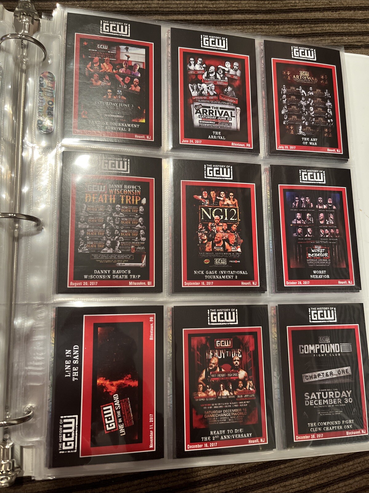 2015-2018 GCW History Of Trading Card Set Vol 1 31 Cards Game Changer Virgil