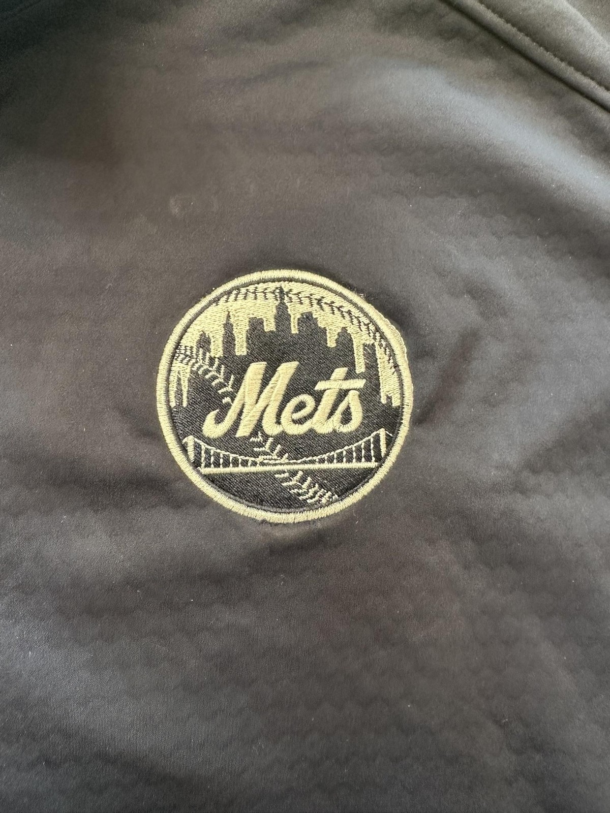 New York Mets Jacket Mens 3XL Blue MLB Baseball Full Zip Softshell Cutter Buck