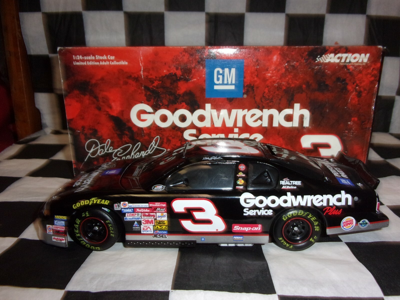 Dale Earnhardt Sr #3 GM Goodwrench Service Plus 2000 Monte Carlo 1:24 BW BANK