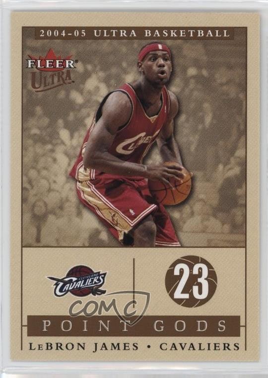 2004-05 Fleer Ultra Point Gods LeBron James #11PG 1n6x