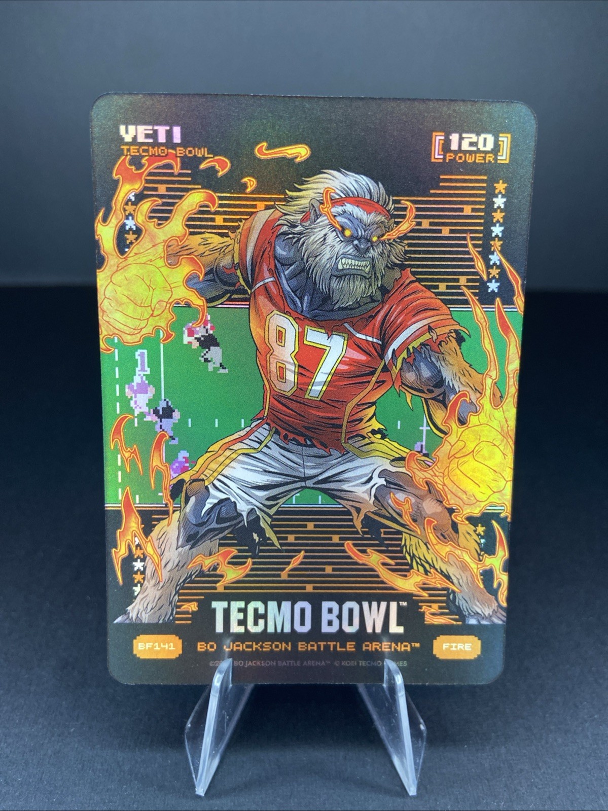 2026 Bo Jackson Battle Arena Tecmo Bowl Yeti Travis Kelce Fire BattleFoil