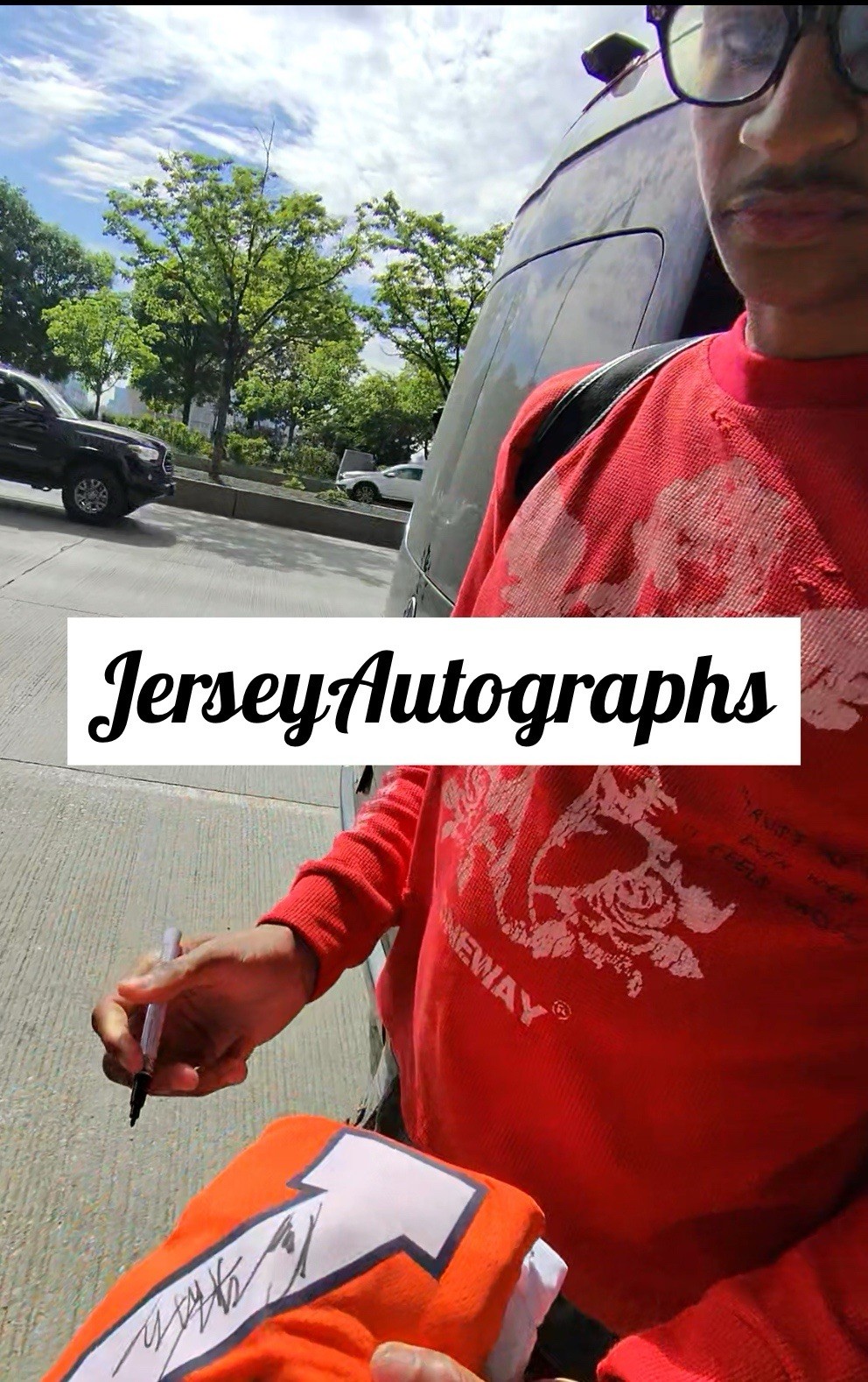 Kiyan Anthony Autographed/Signed Syracuse Orange Jersey Exact Proof! Carmelo Son
