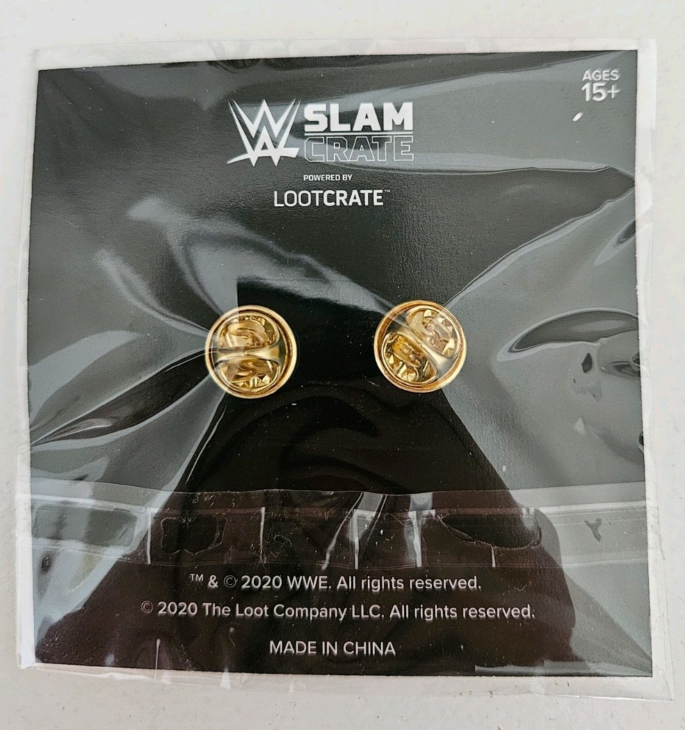 WWE Championship Belt Slam Crate Exclusive Pin (NEW IN PACKAGE)