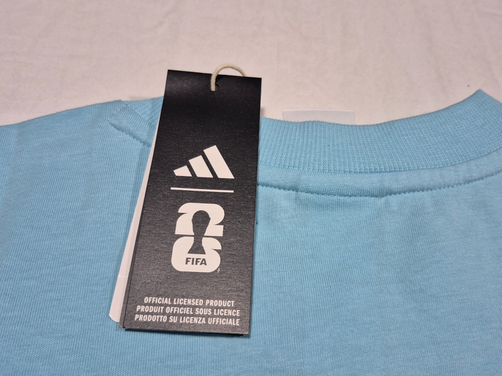 Adidas Argentina National Team T-Shirt Youth 13-14 Y Blue 2026 World Cup