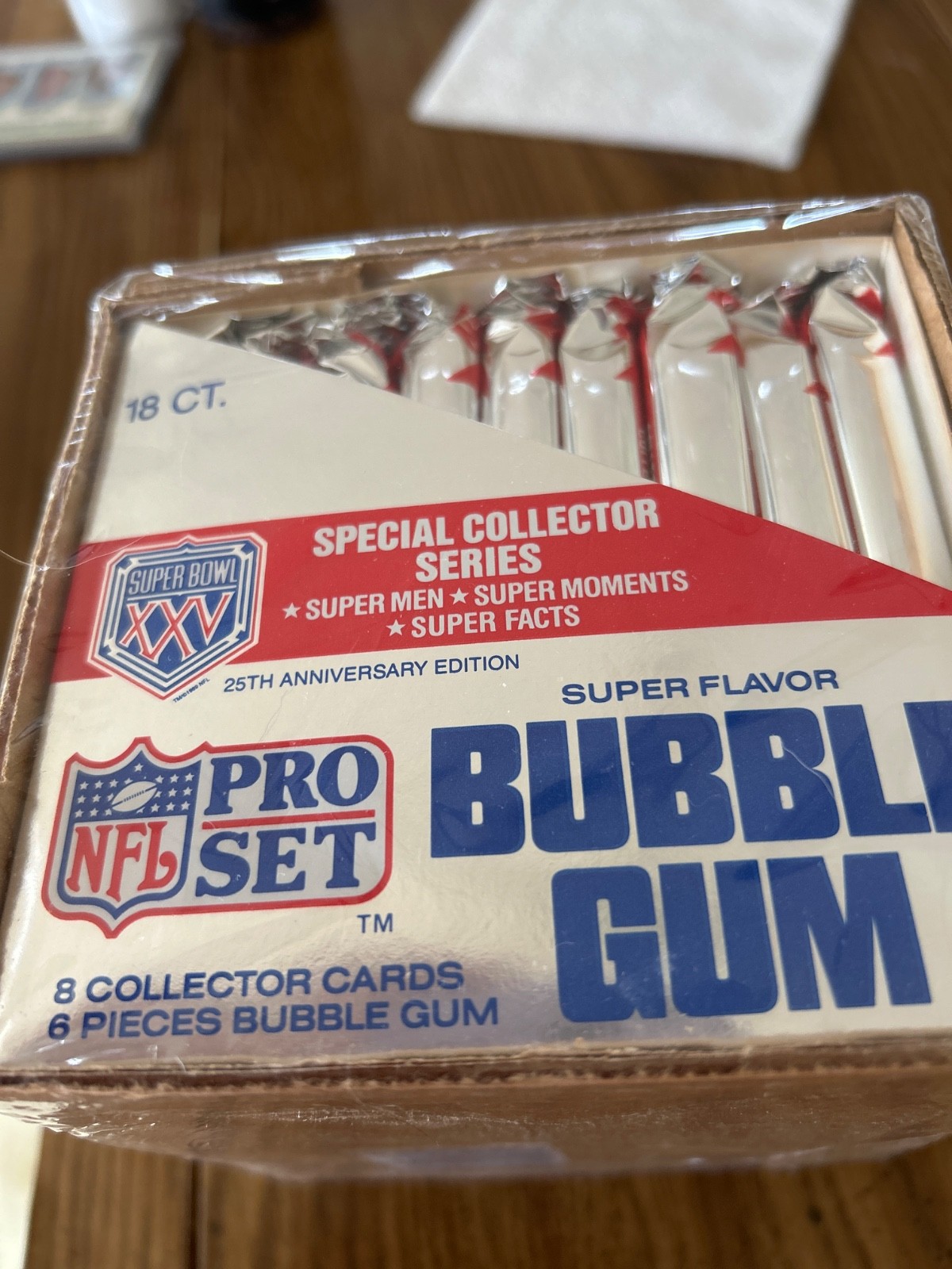 1990 NFL Pro Set Super Bowl 25th Anniversary, MINT, $29.00 obo
