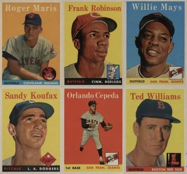 1958 Topps Baseball 1 -250 -Complete Your Set -PRICING BASED ON CONDITION