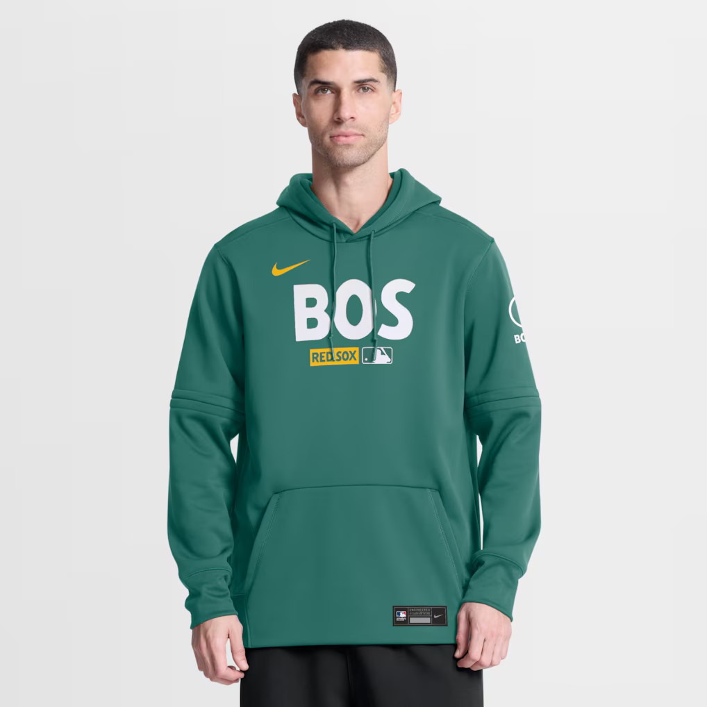 Nike Boston Red Sox Green Monster City Connect Hoodie 2026 Authentic Therma Fit