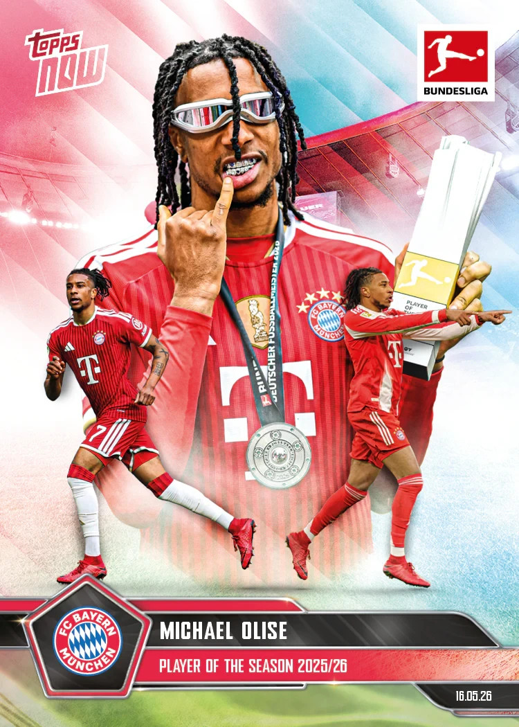 Michael Olise – 2025-26 Bundesliga Topps NOW® – Card 196