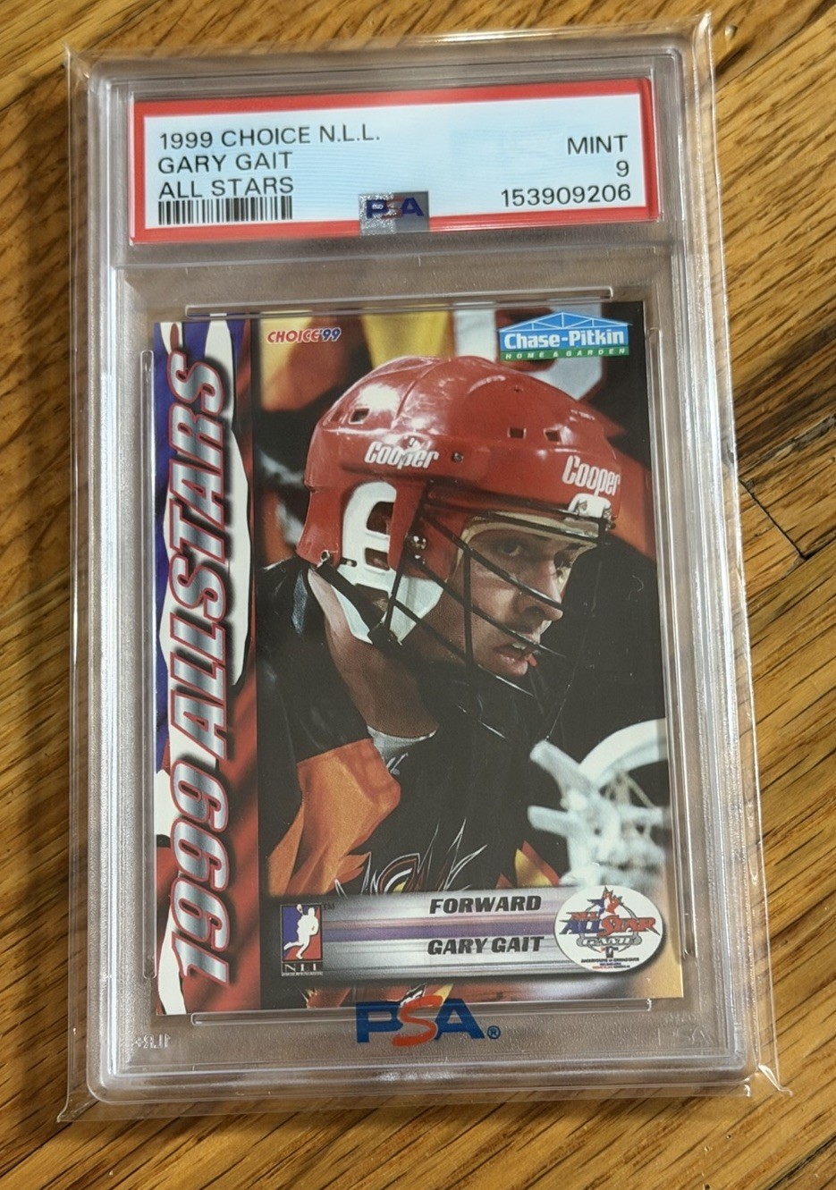 1999 Choice NLL All Stars Lacrosse Gary Gait PSA 9 Mint