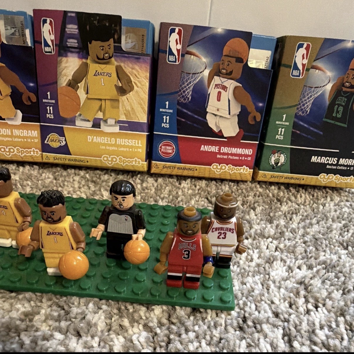 NBA OYO Sports mini figures Lot Of 7 With 5 Boxes