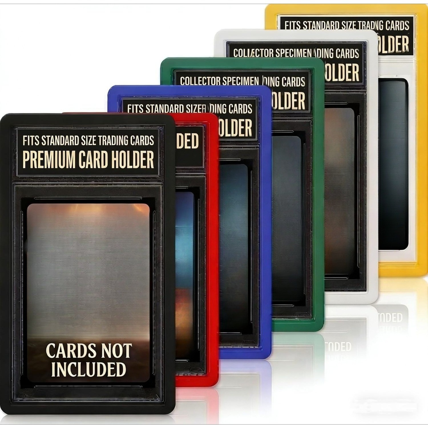 12-Pack Soft Silicone Bumper Guard Slab Edge Protector Case For PSA Graded Cards