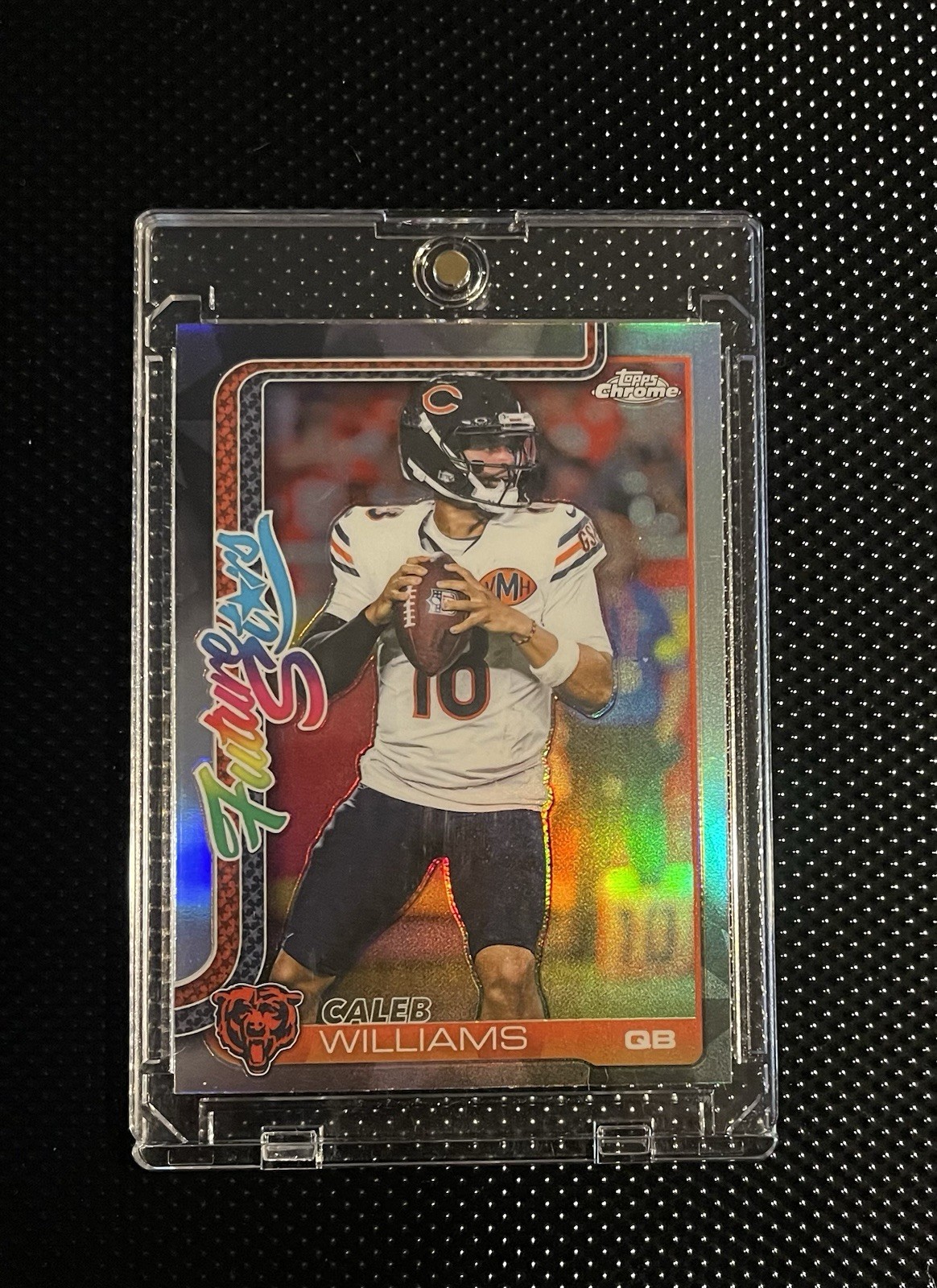 2025 Topps Chrome – Future Stars Caleb Williams #FS-1 Refractor – Bears